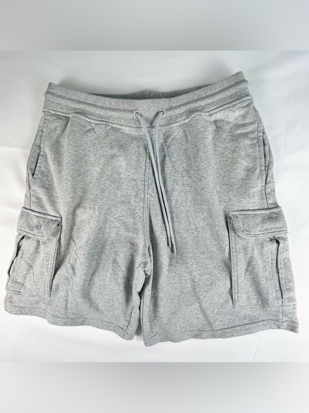 CSG Shorts Men’s XLarge Gray Pockets Drawstring Cargo Athletic l Sportswear